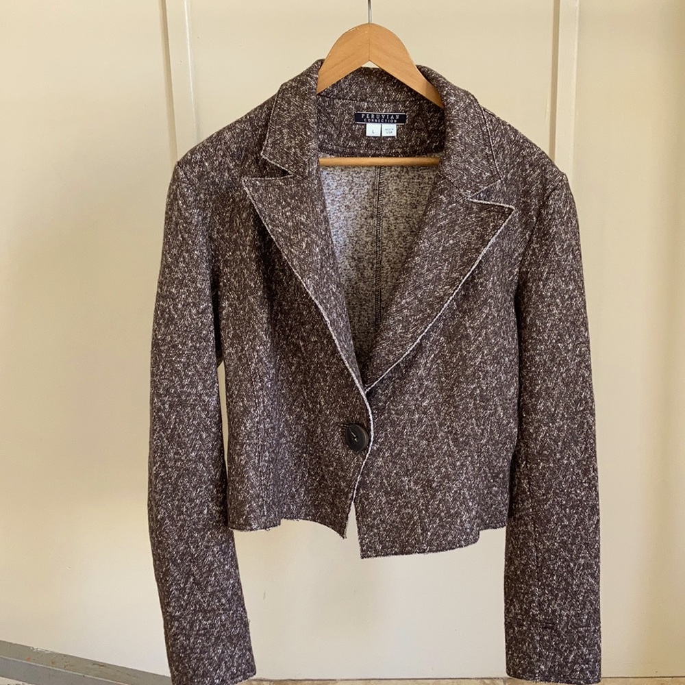Sweater, 41%wool 51% cotton. Super soft